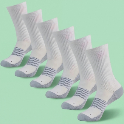 Six Pack Copper Compression Hiking Freshness Socks