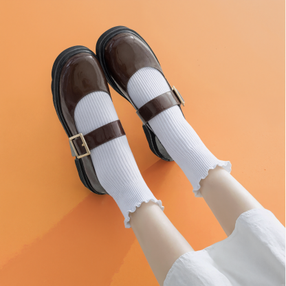 Six Pack Soft Ruffle Everyday Knit Socks