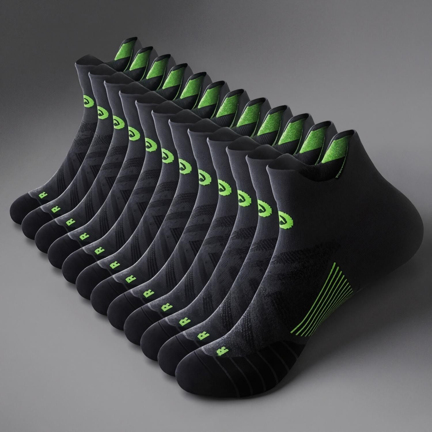 Six Pairs Orthopedic Running Supportive Socks