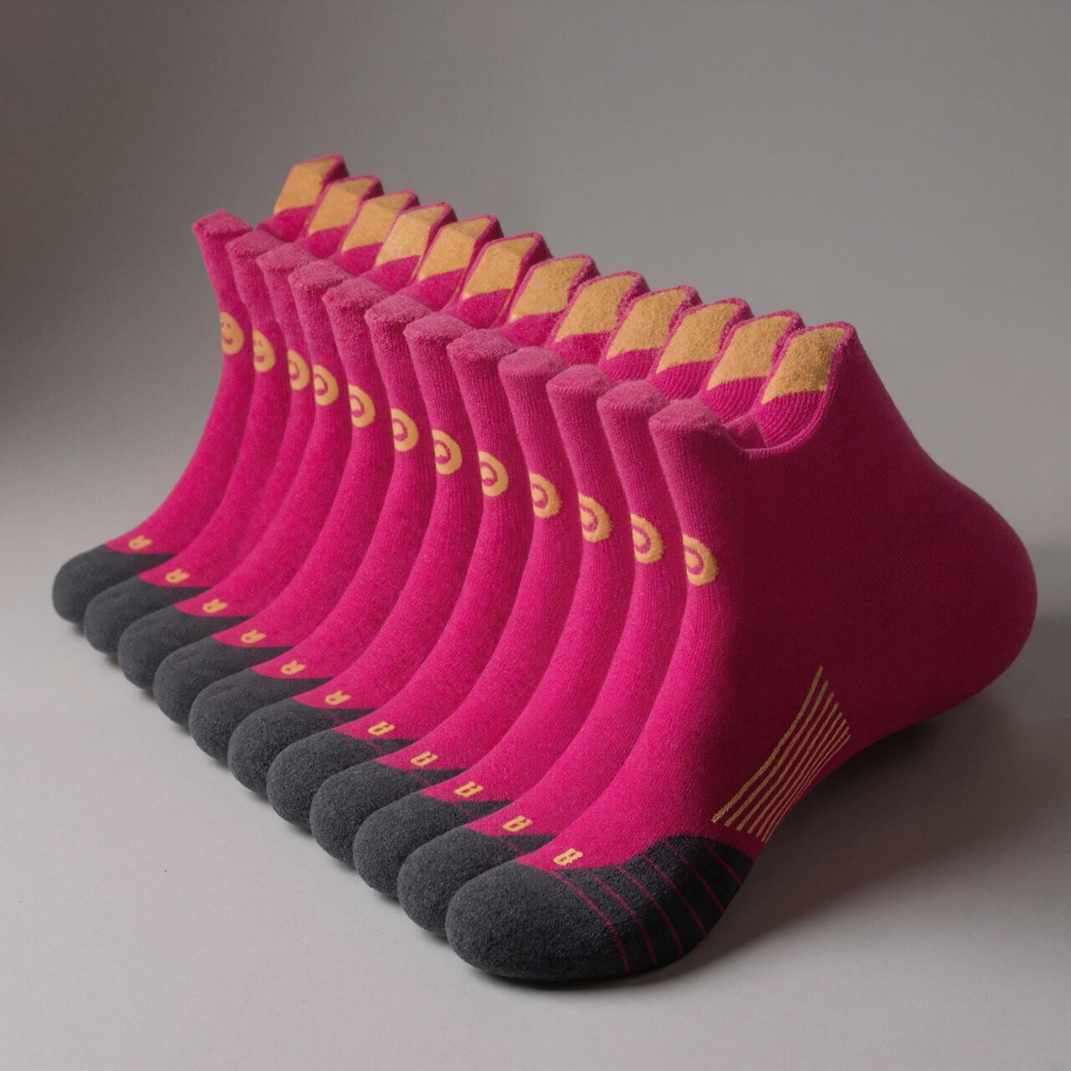 Six Pairs Orthopedic Running Supportive Socks