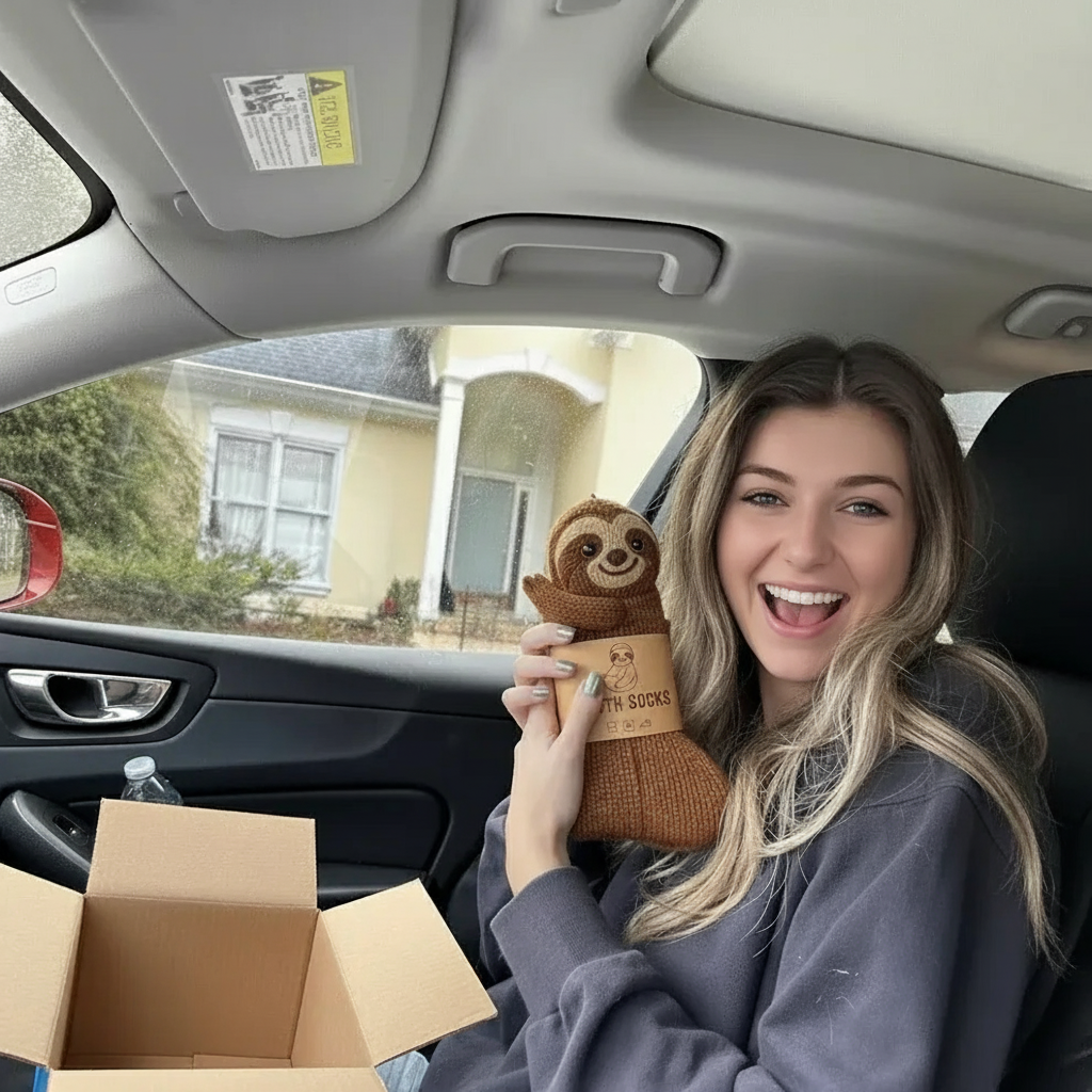 Knitted Animal Character Socks With Fun Cozy DesignsKnitted Animal Character Socks With Fun Cozy Designs - Image 9