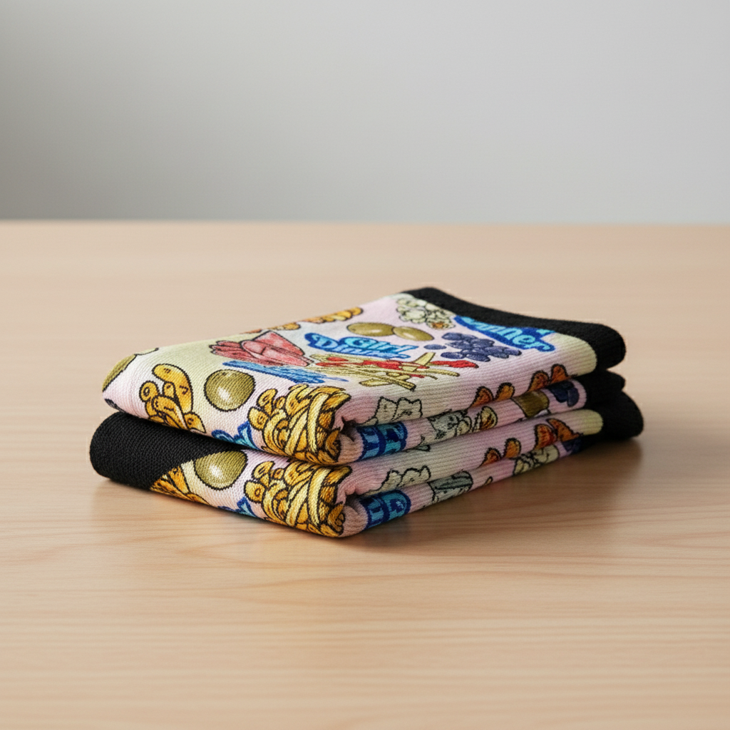 Fun Food Themed Dinner Socks