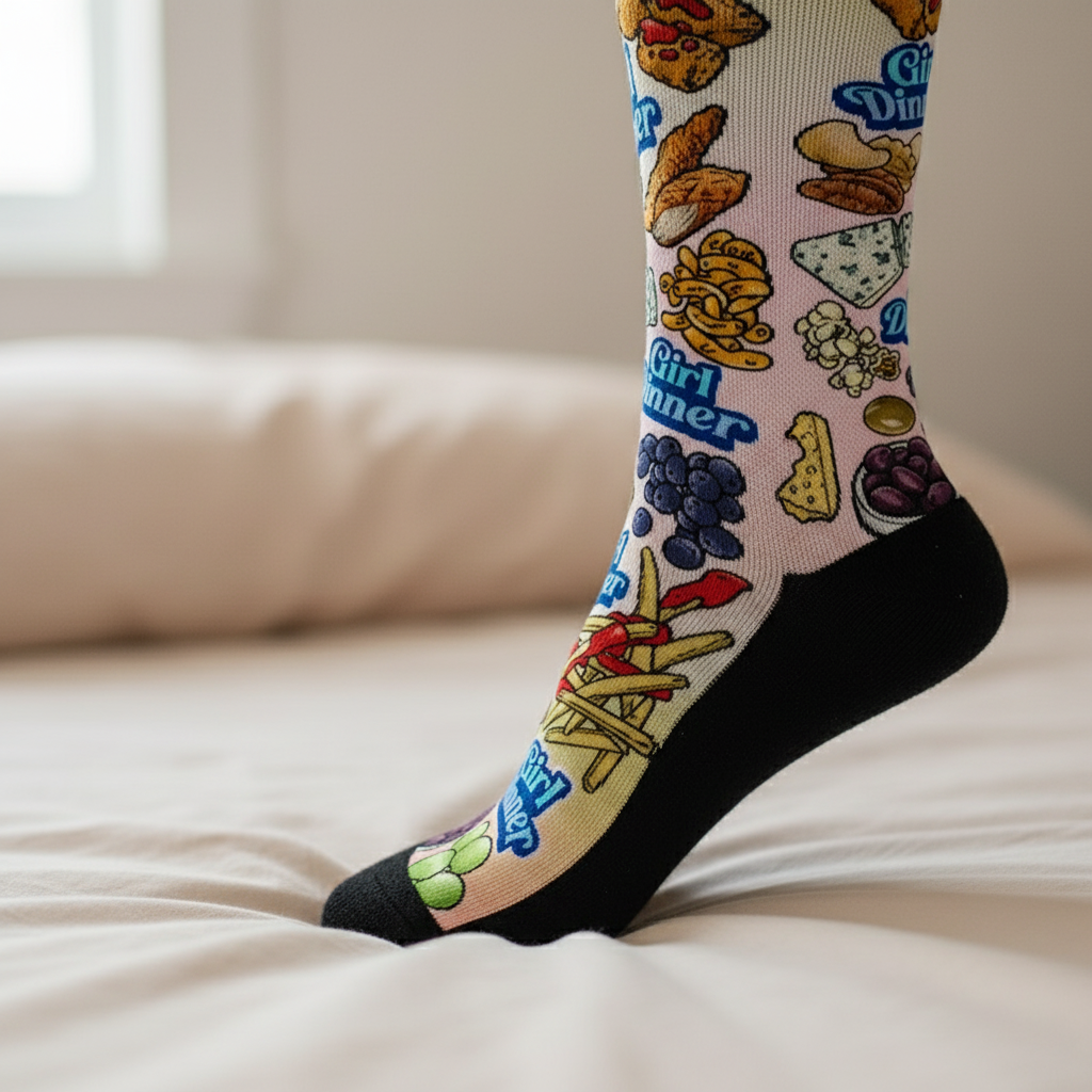 Fun Food Themed Dinner Socks