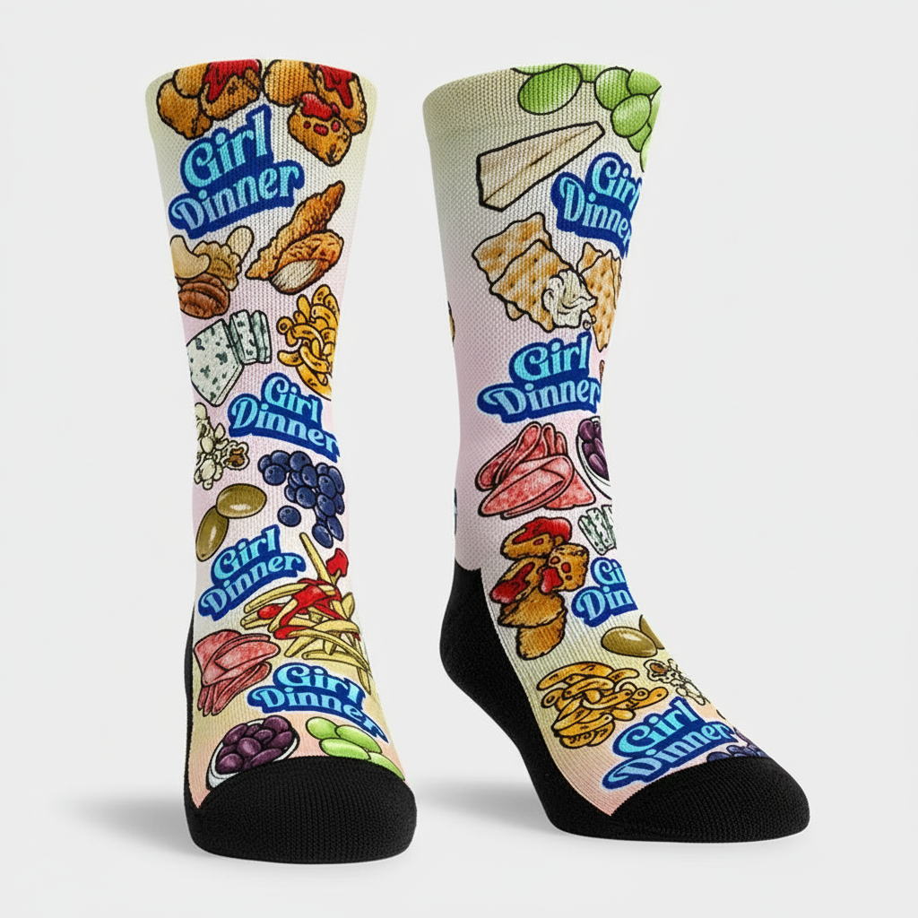 Fun Food Themed Dinner Socks