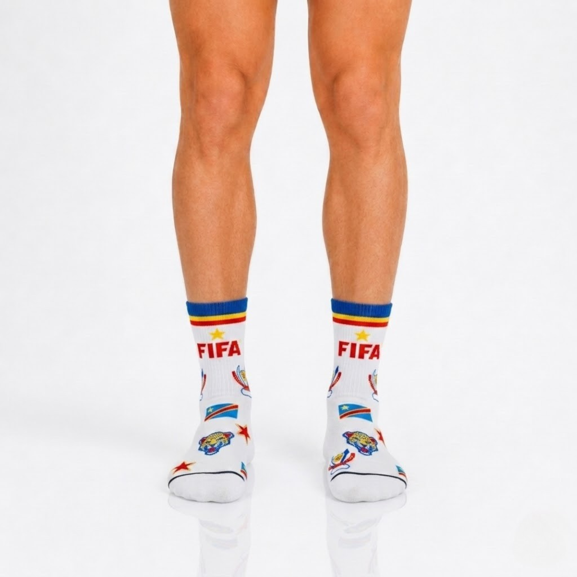 Unisex FIFA 2026 Democratic Republic Of The Congo Soccer Fan Sports Themed SocksUnisex FIFA 2026 Democratic Republic Of The Congo Soccer Fan Sports Themed Socks - Image 3