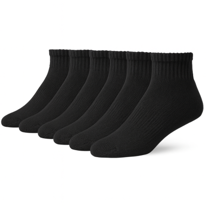 Cushion Quarter Athletic Socks