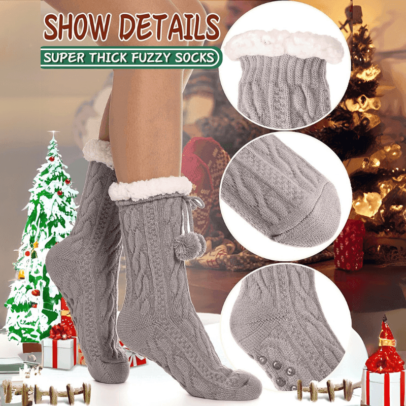 Fluffy Comfy Fuzzy Diabetic Socks – Soft and Gentle Support