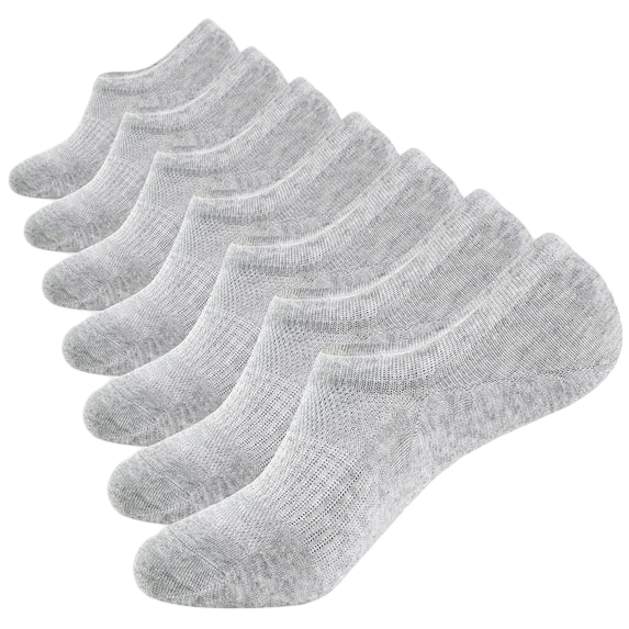 7 Pairs Liner Non Slip Casual Athletic Boat Socks