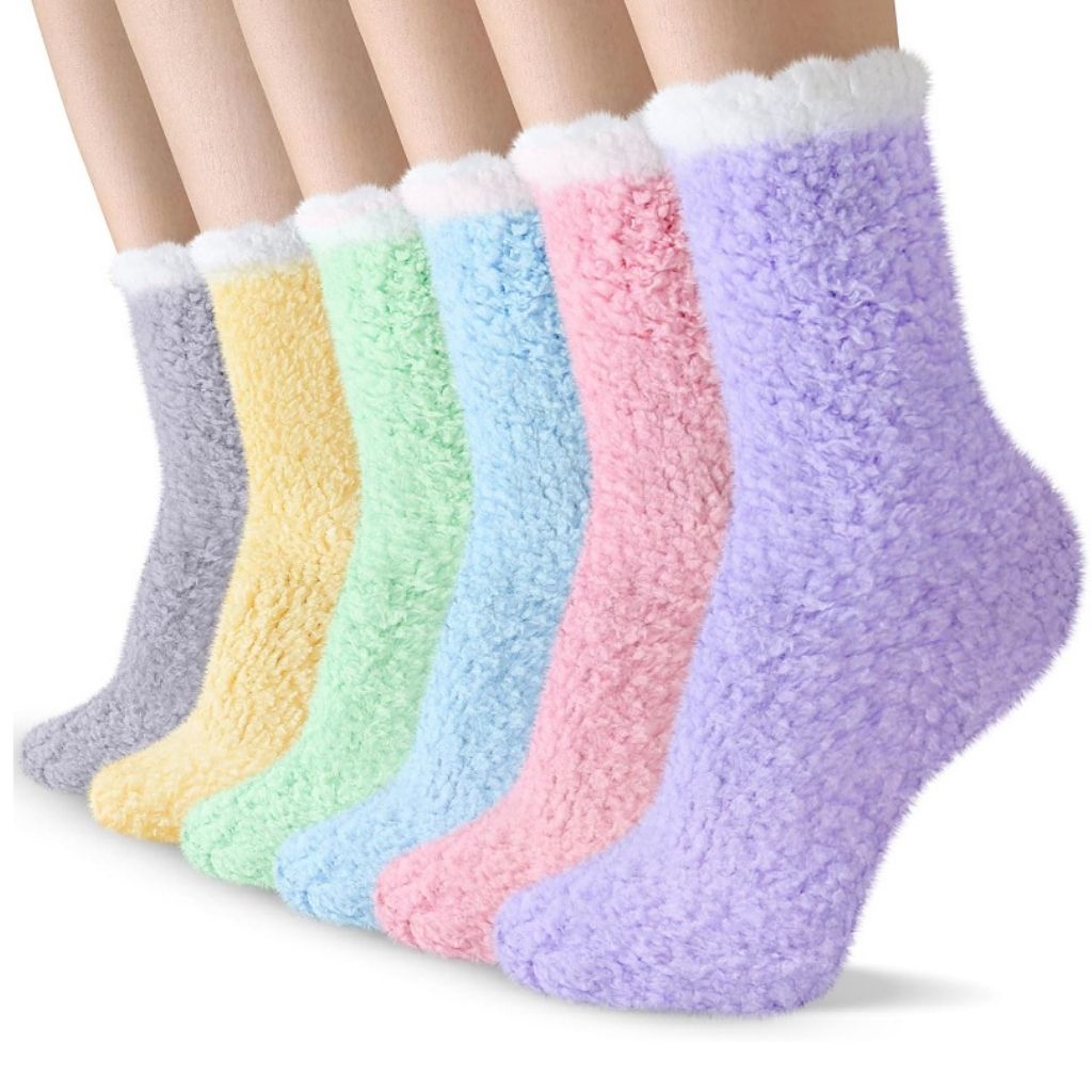Warm Cozy Fuzzy Slipper Socks For Women