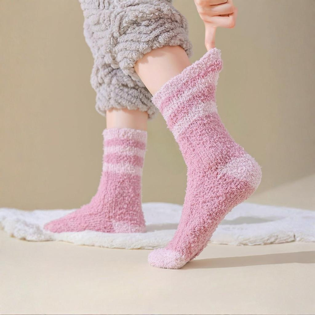 Warm Cozy Fuzzy Slipper Socks For Women