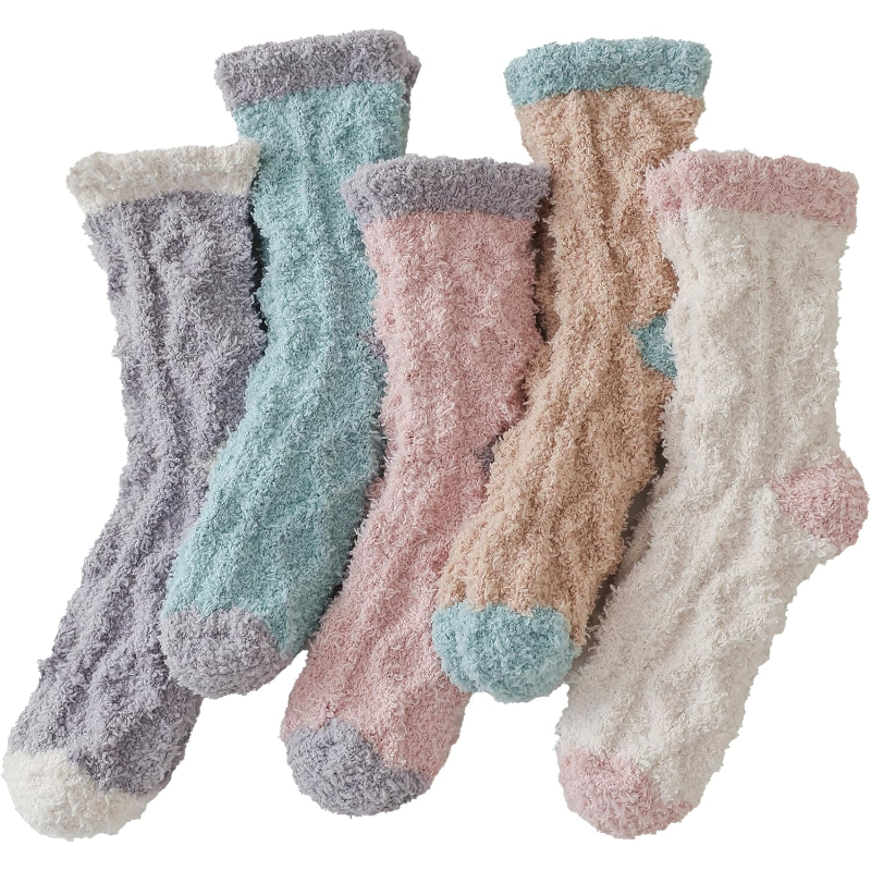 Warm Cozy Fuzzy Slipper Socks For Women