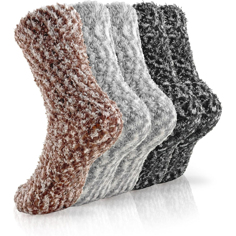 Warm Cozy Fuzzy Slipper Socks For Women