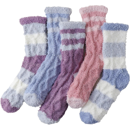 Warm Cozy Fuzzy Slipper Socks For Women