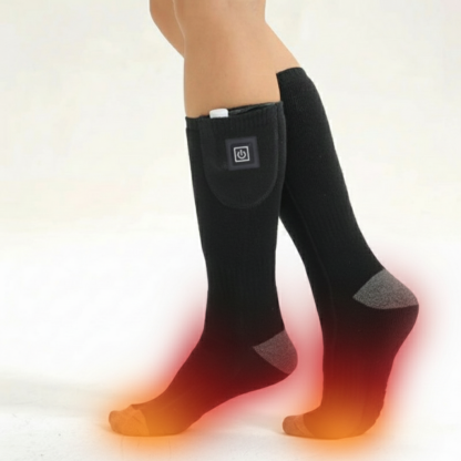 USB Rechargeable Electric Heating Socks With Three Temperature Adjustment