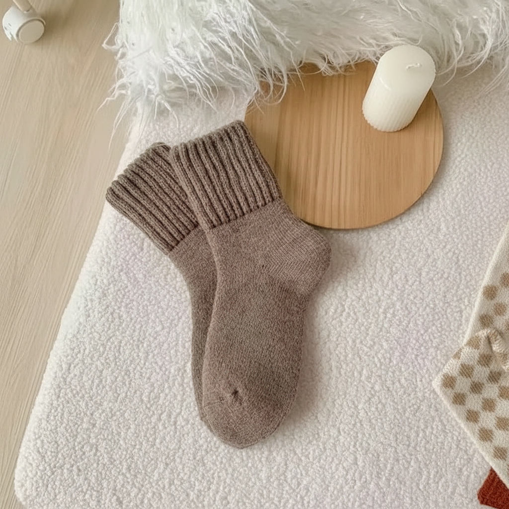 Plush Knit Winter Socks