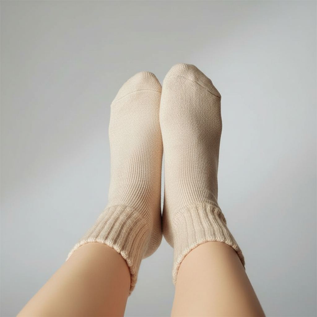 Pack of 5 Solid Mid Calf Knit Warm Socks