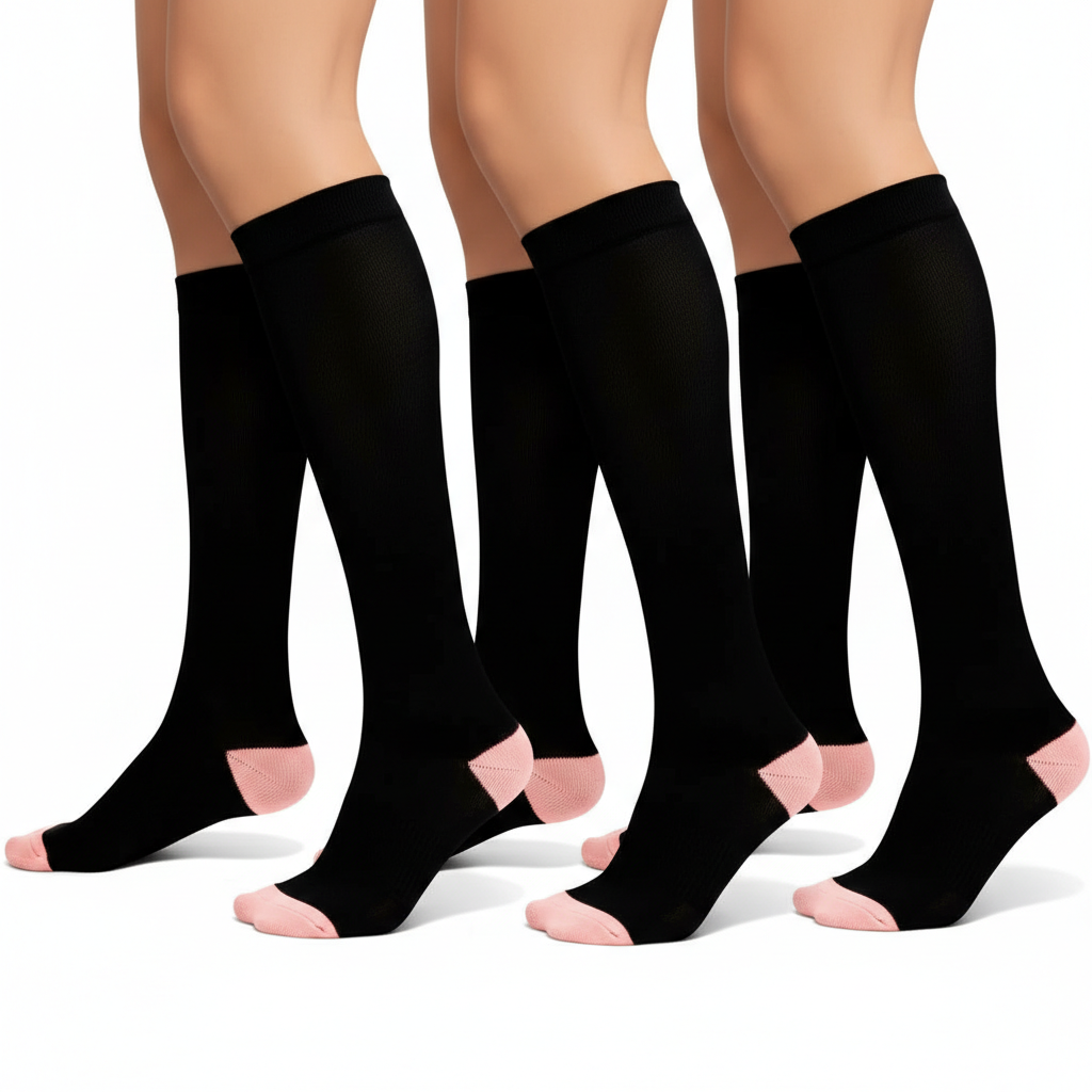 Comfortable Sports Compression Socks For RunningPack Of 3 Sports SB Box Compression Socks - Image 3