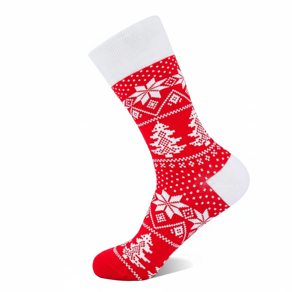 5 Pairs Womens Christmas Funny Patterned Christmas Socks