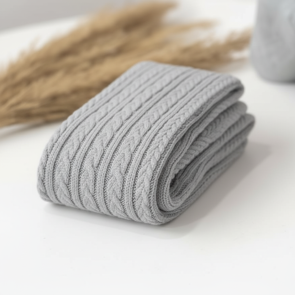 Braided Knit Tights For WomenBraided Knit Tights For Women - Image 4