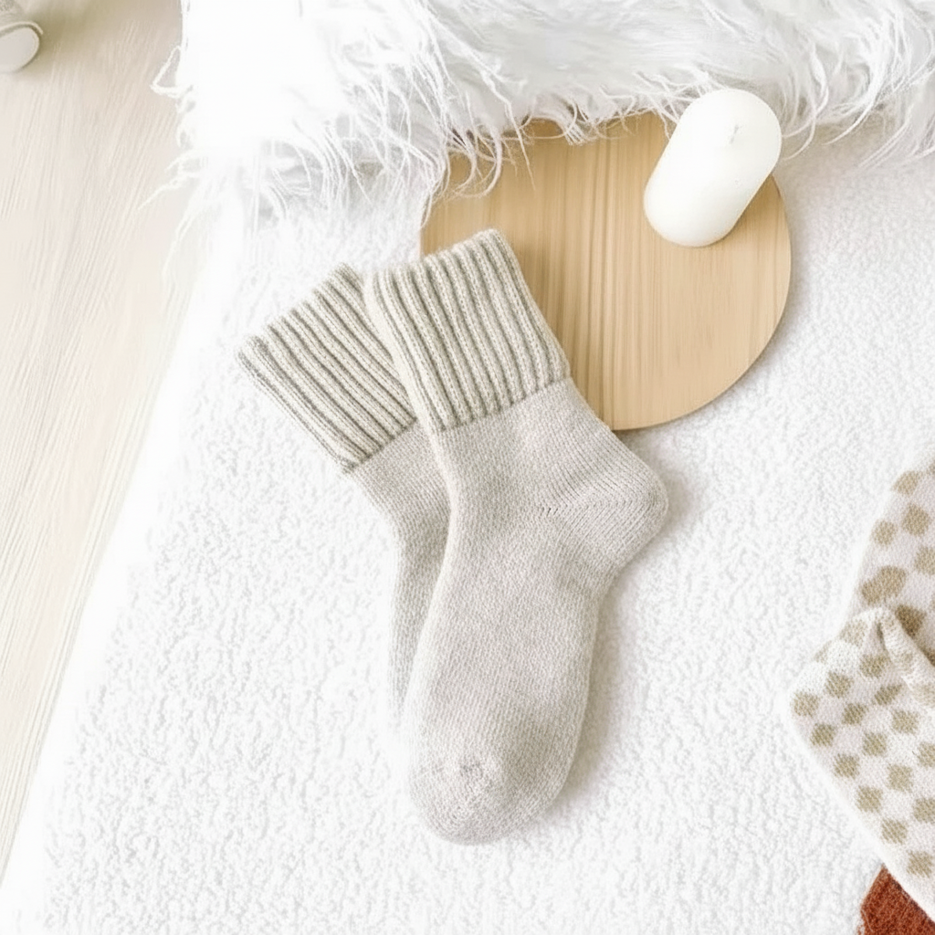 Plush Knit Winter Socks