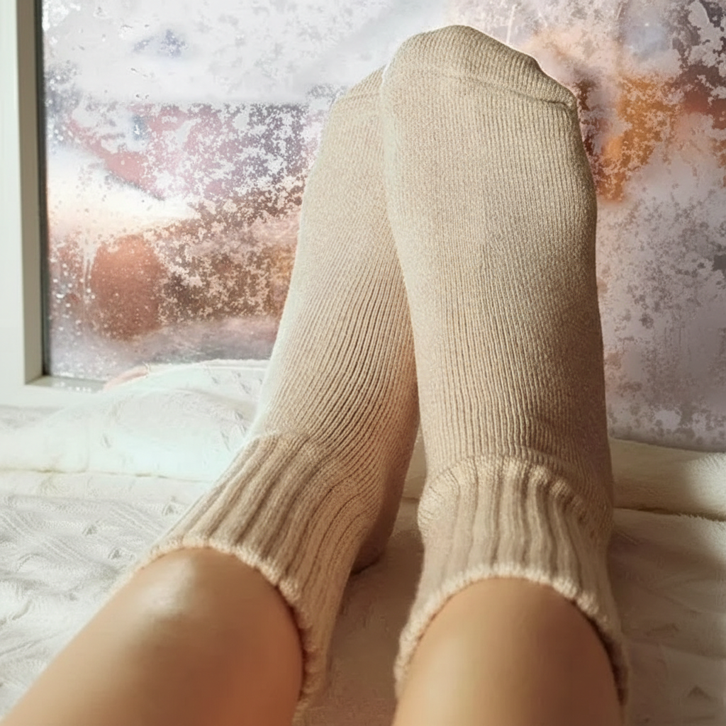 Pack Of 5 Solid Mid Calf Soft Warm Socks For WomenPack Of 5 Solid Mid Calf Soft Warm Socks For Women - Image 3