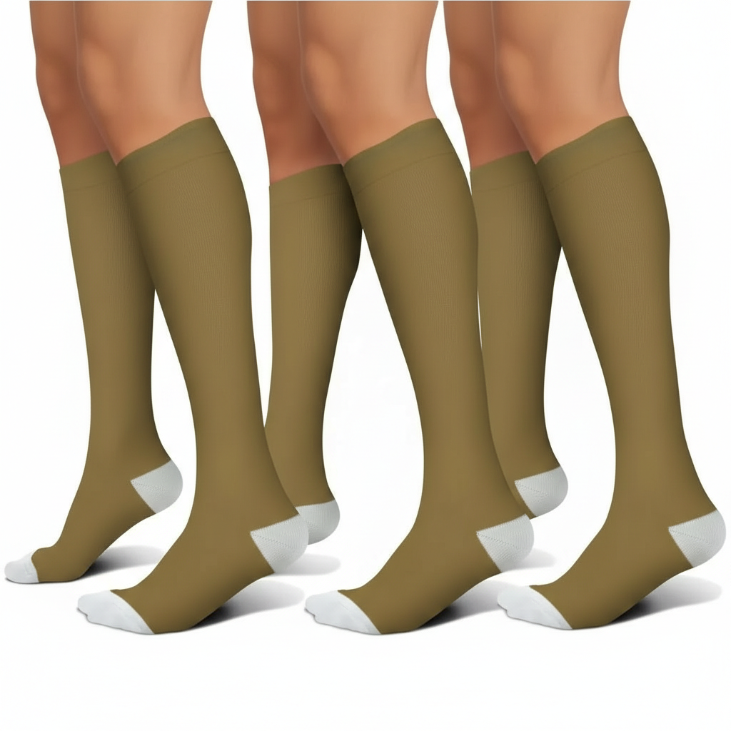 Comfortable Sports Compression Socks For RunningPack Of 3 Sports SB Box Compression Socks - Image 9