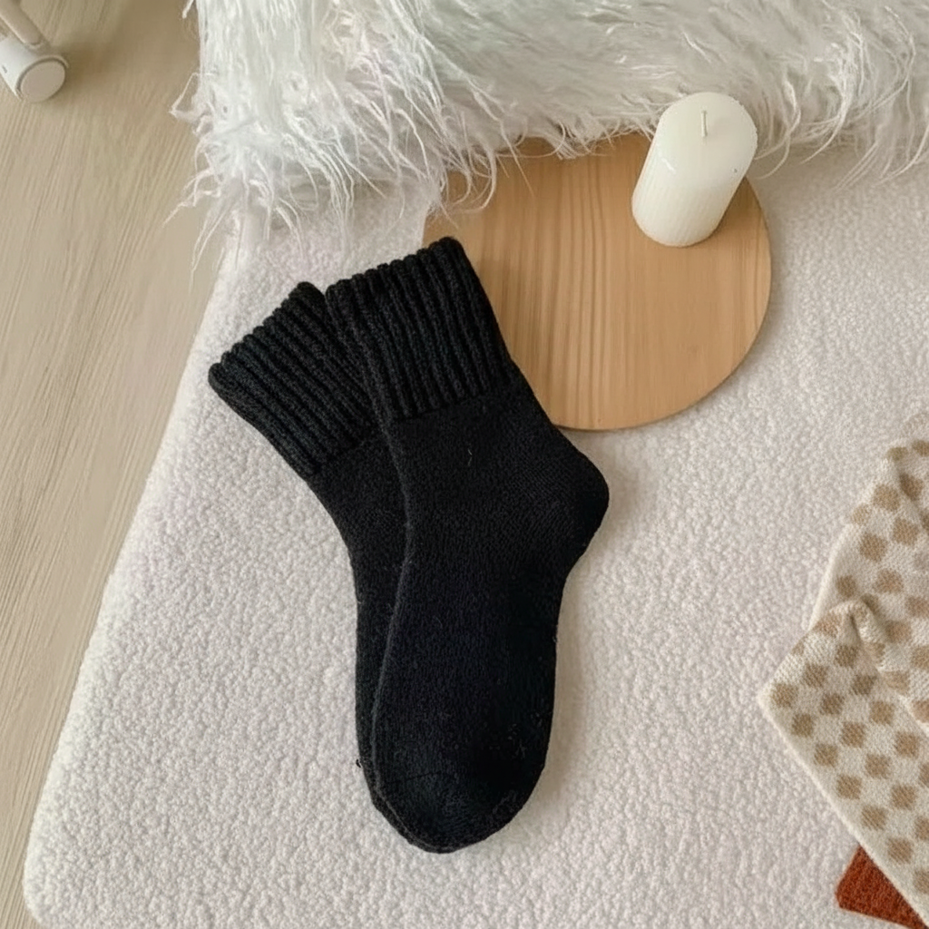 Plush Knit Winter Socks
