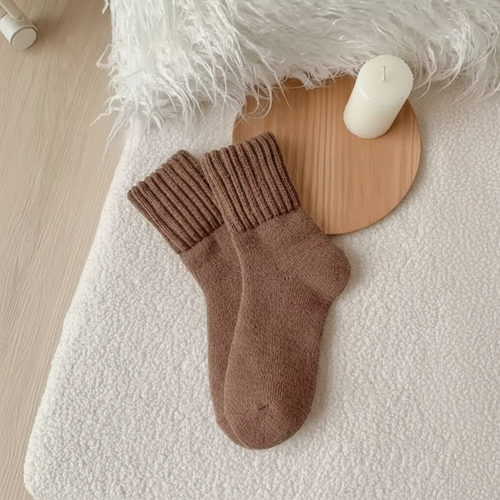 Plush Knit Winter Socks