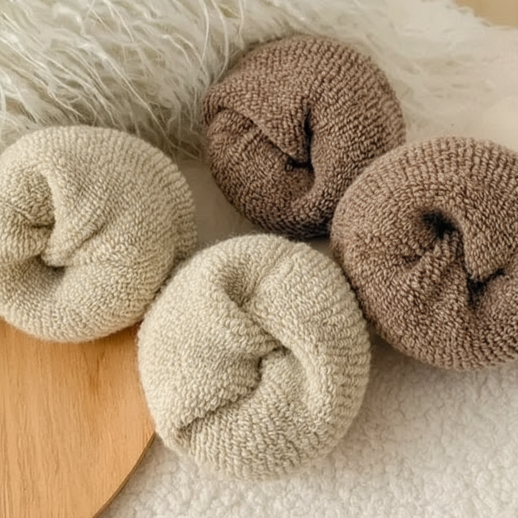 Pack Of 5 Ribbed Knit Wool Socks