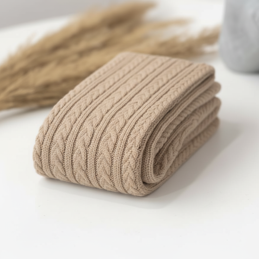 Braided Knit Tights For WomenBraided Knit Tights For Women - Image 6