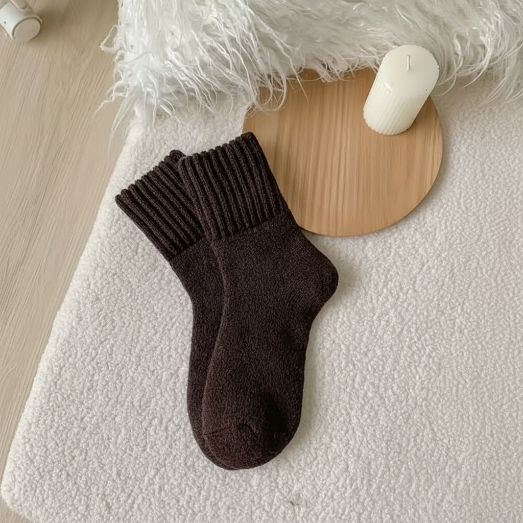 Plush Knit Winter Socks