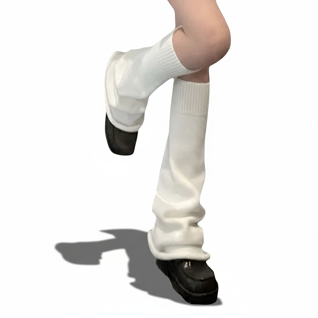 Women Knit Long Socks For Winter And Boot Outfits