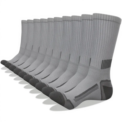 Pairs of 10 Thermal Athletic Socks for Men