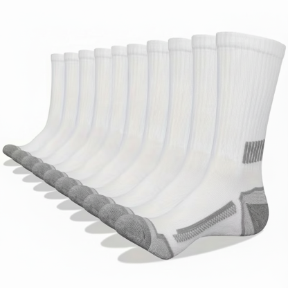 Pairs of 10 Thermal Athletic Socks for Men