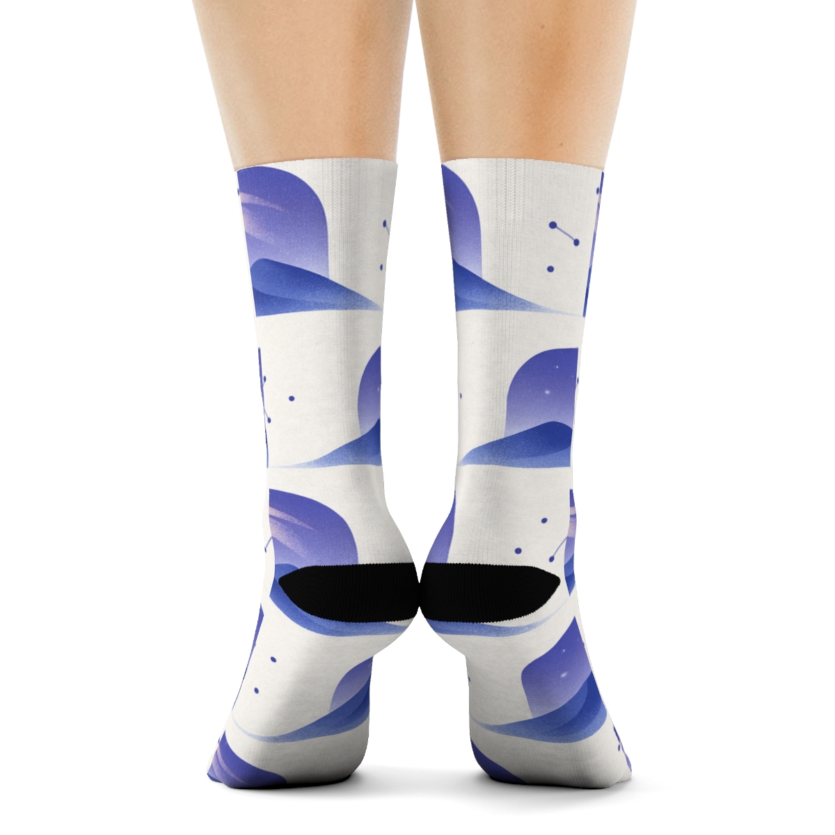 Star Of Bethlehem Guided Horizon Band Garland trendy patterned crew socks