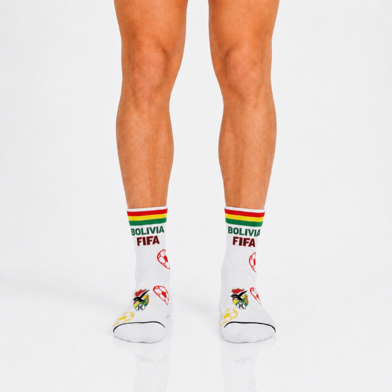 Unisex FIFA 2026 Bolivia Soccer Fan Sports Themed SocksUnisex FIFA 2026 Bolivia Soccer Fan Sports Themed Socks - Image 3
