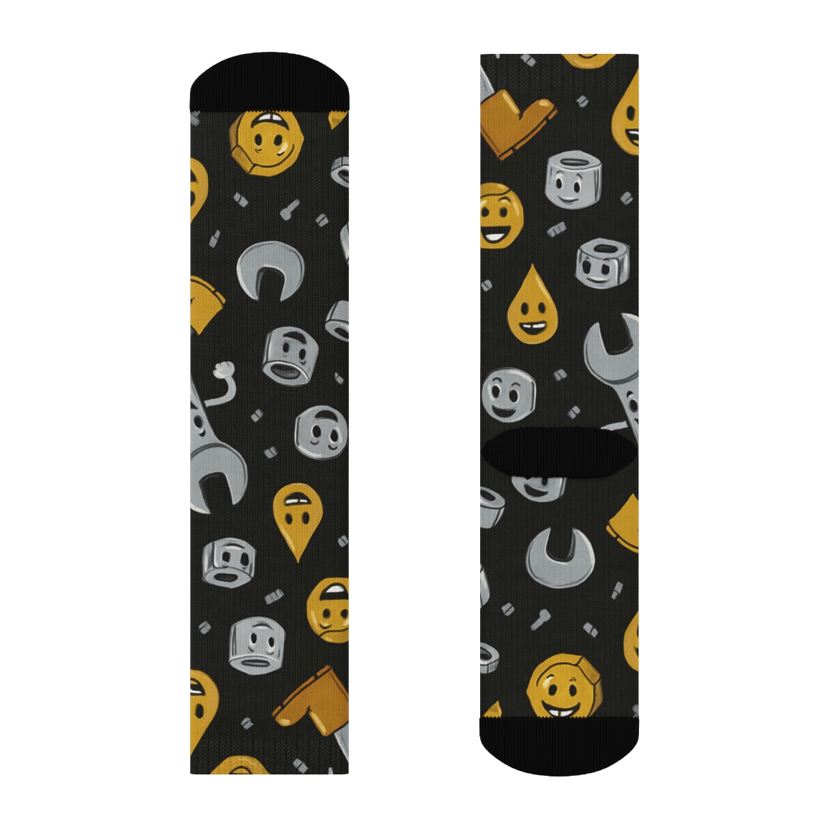 Wrench Parade For Mechanic Prints stylish athletic crew socks