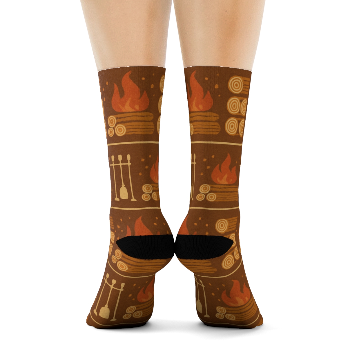 Fireplace Constellation Mantel Bands stylish athletic crew socks