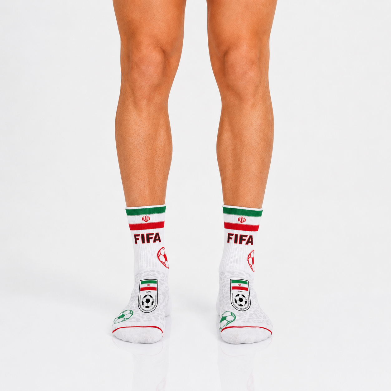Unisex FIFA 2026 Iran Soccer Fan Sports Themed SocksUnisex FIFA 2026 Iran Soccer Fan Sports Themed Socks - Image 3
