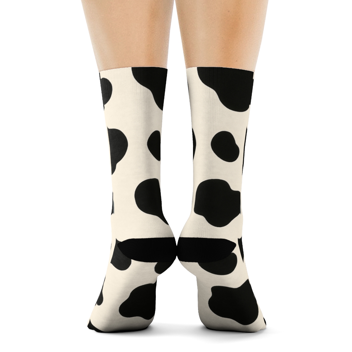 Modern Minimal Milk Bottle Spot Grid stylish athletic crew socks