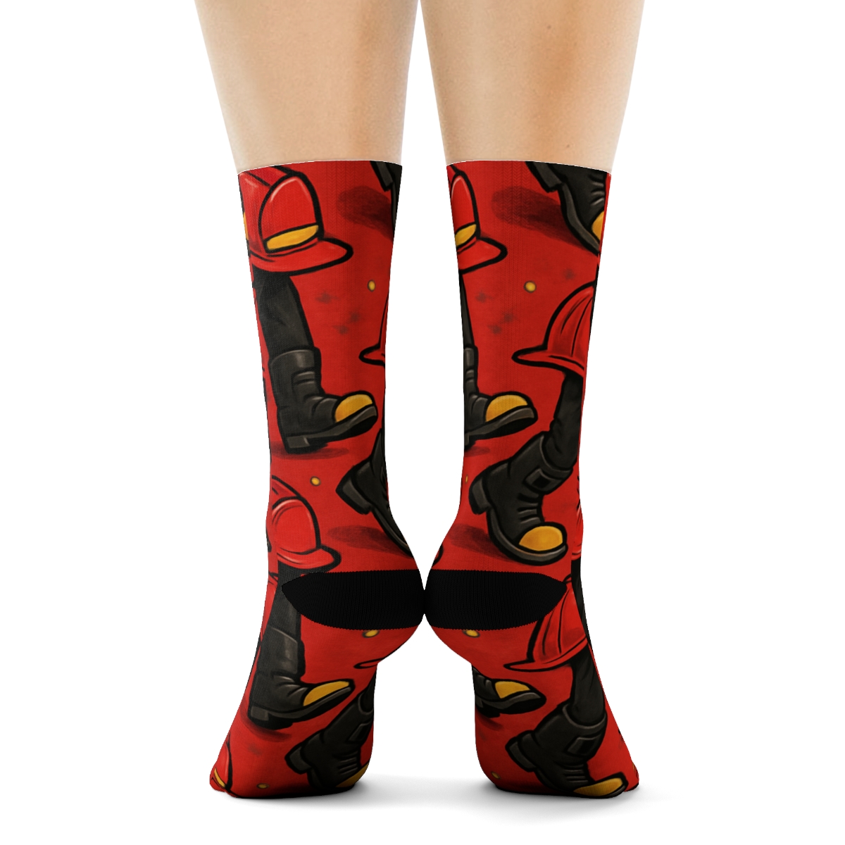 Helmet And Boot Parade Fire Fighter Series premium sports crew socks