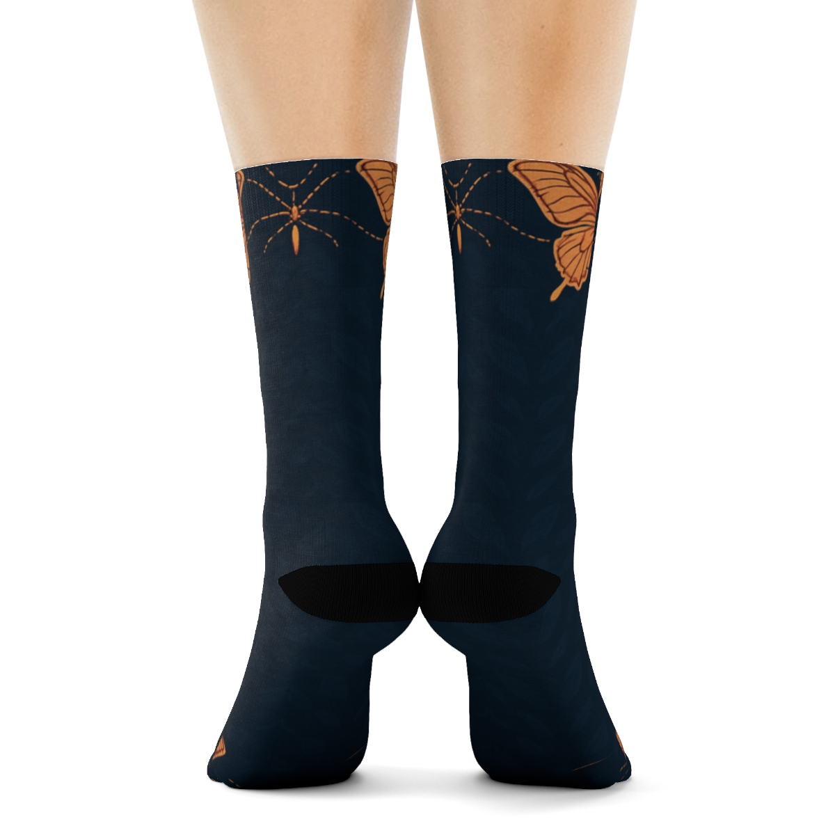 Swallowtail Border Parade custom crew socks