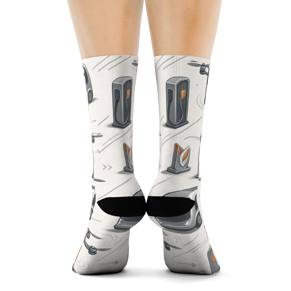 Autonomous Shuttle Parade Pattern For 2025 soft everyday crew socks