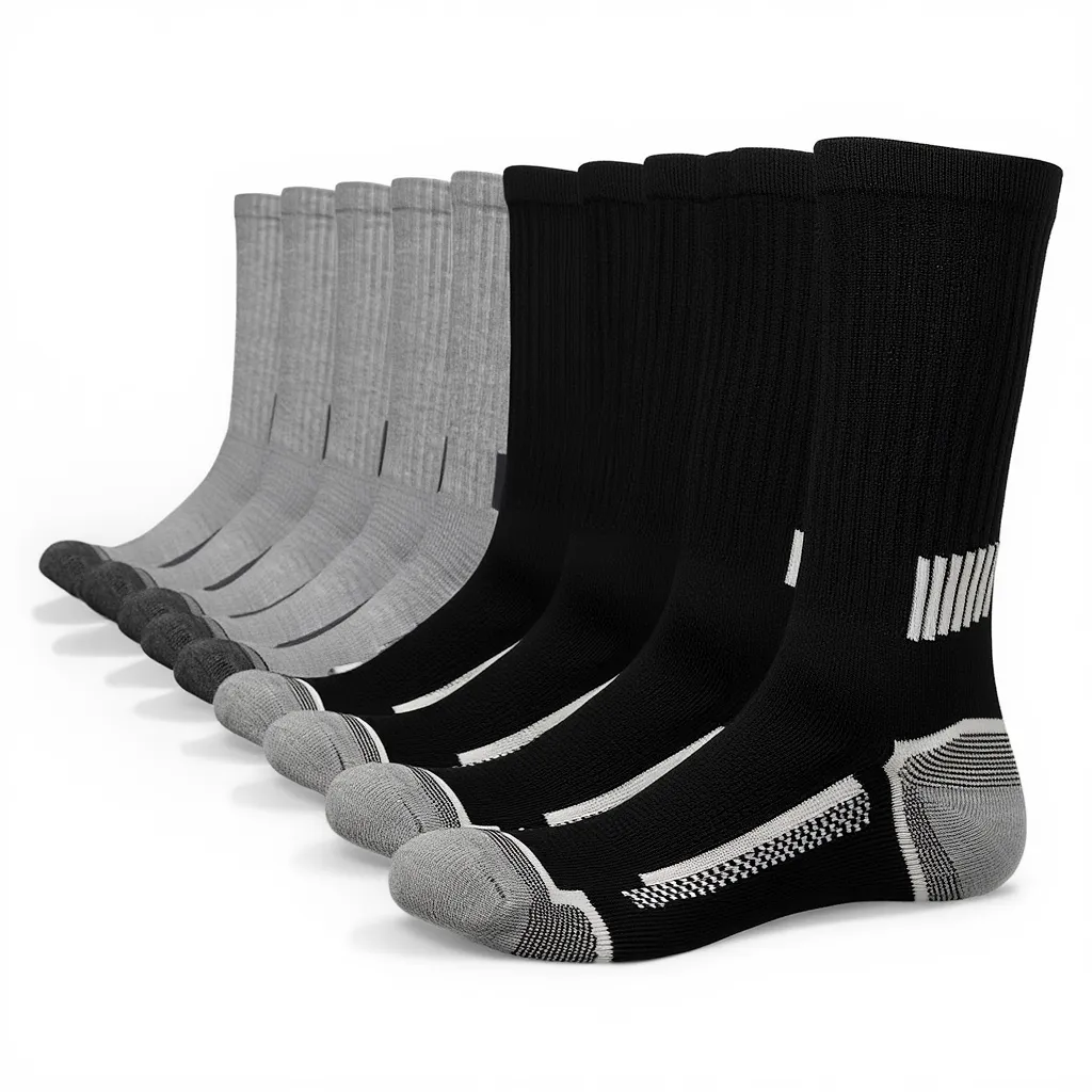 Pairs of 10 Thermal Athletic Socks for Men