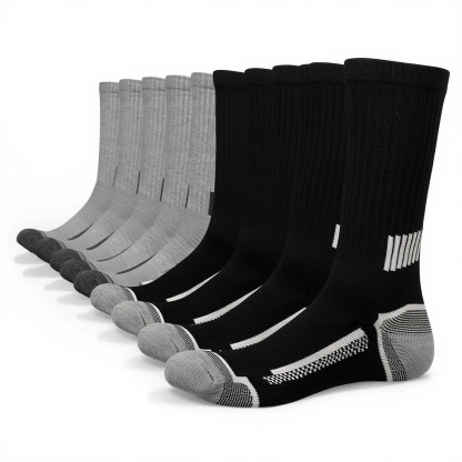 Pairs of 10 Thermal Athletic Socks for Men