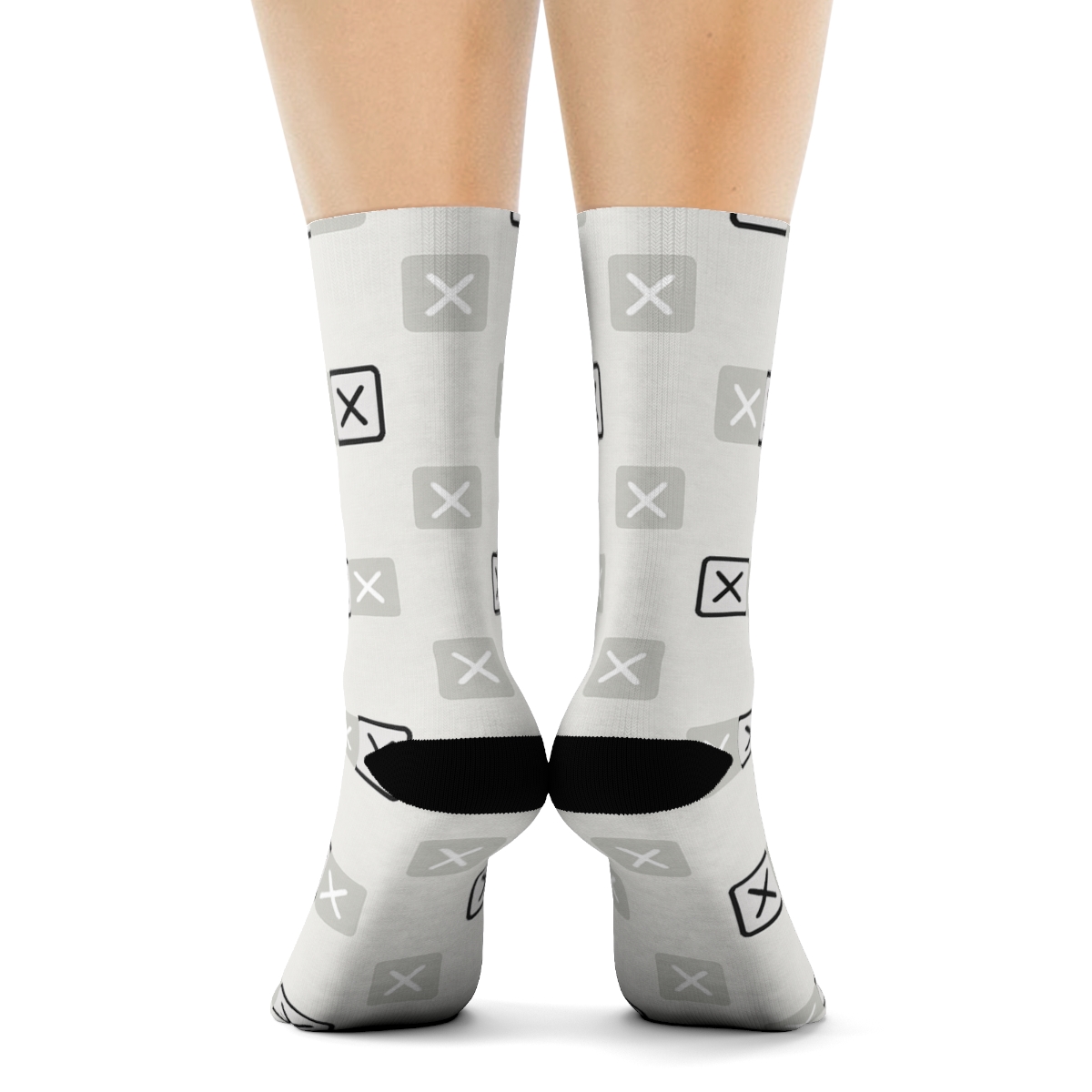 Cross Hatch Quiet Blocks premium sports crew socks