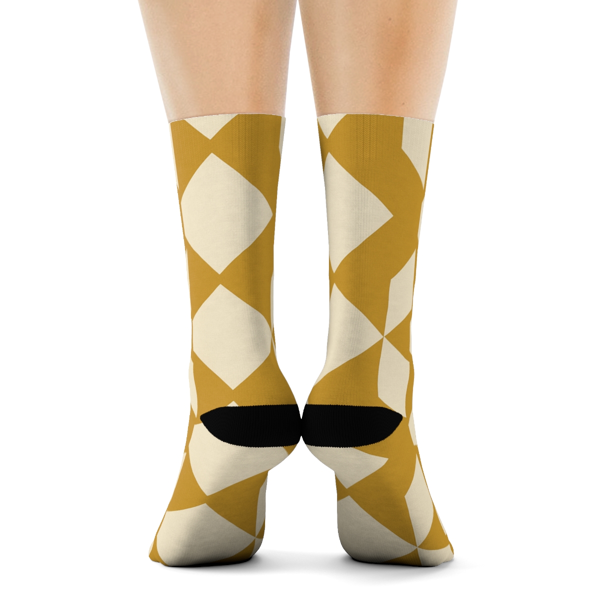Light Prism Tessellate trendy patterned crew socks