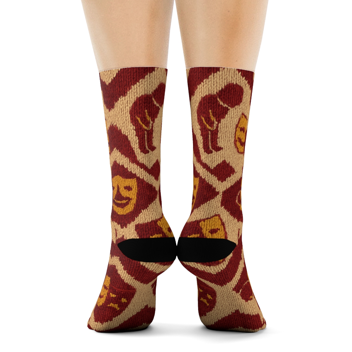 Curtain Chevron Performance Actor Edition stylish athletic crew socks