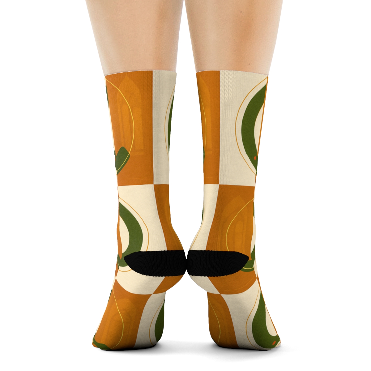 Candlelight Medallions In Minimal Advent Wreath Repeat stylish athletic crew socks