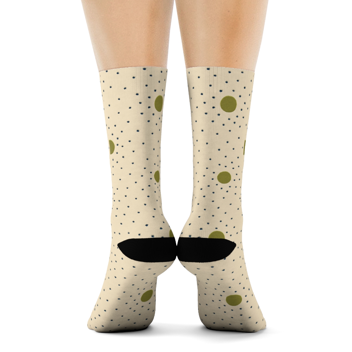 Cosmic Dust Speck Relay unique graphic crew socks